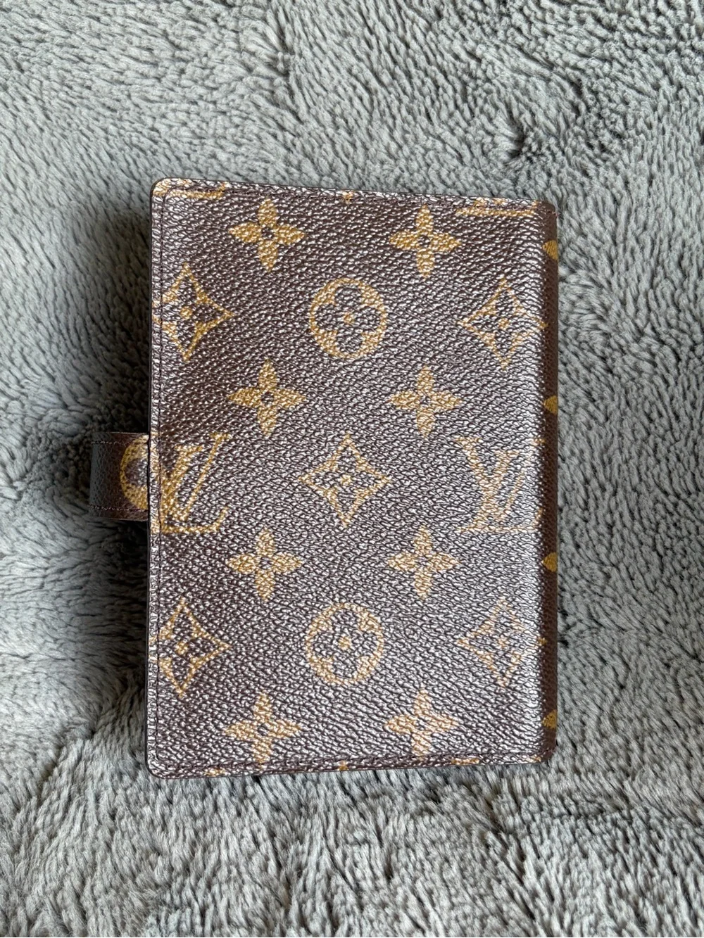 Louis Vuitton Monogram Compact Agenda in Brown and Gold